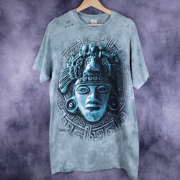 The Mountain Viracocha Incan idol testprint shirt - Picture 1 of 7
